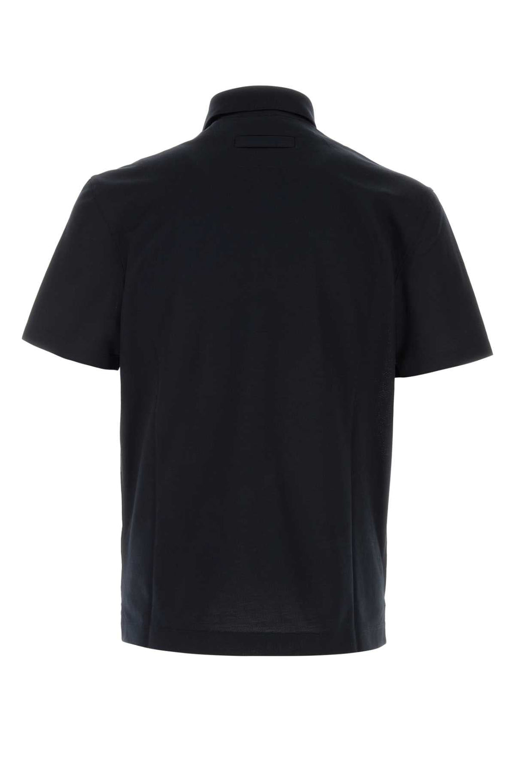 Zegna Men Midnight Blue Piquet Polo Shirt