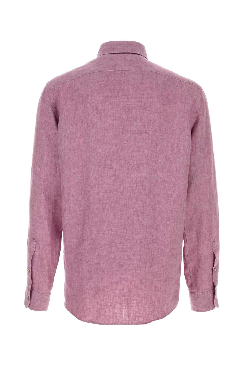Zegna Men Tyrian Purple Linen Shirt