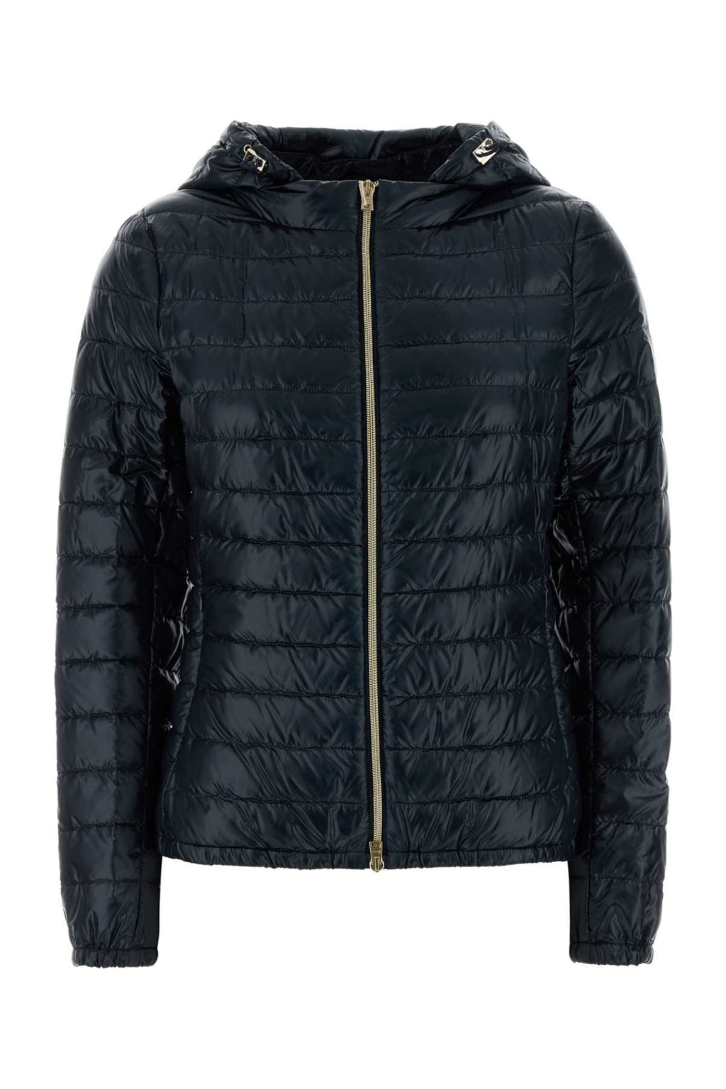 Herno Women Midnight Blue Nylon Down Jacket