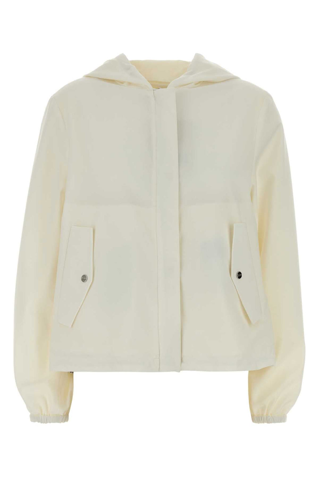 Herno Women White Jersey Reversible Jacket