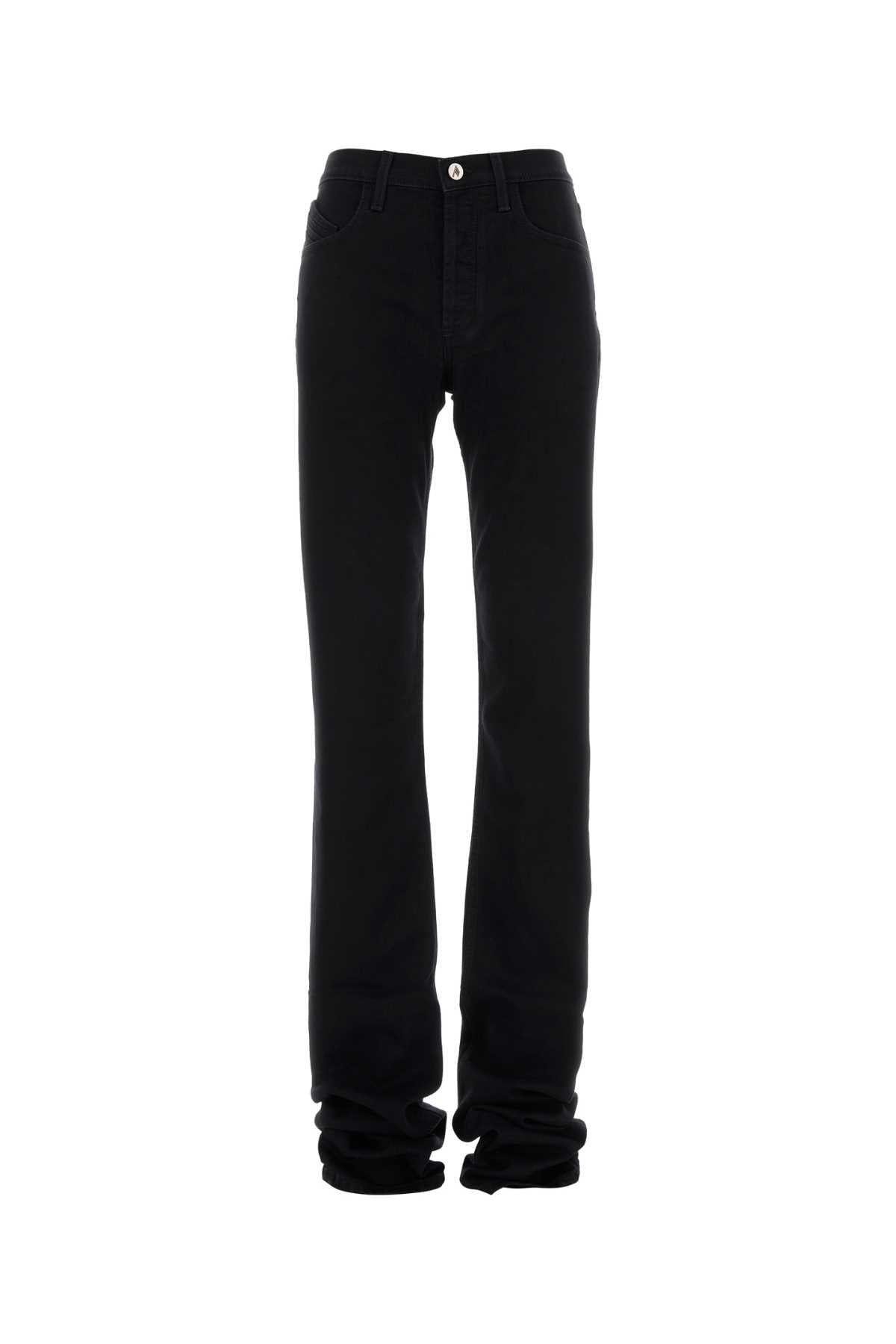 The Attico Women Black Stretch Denim Jeans