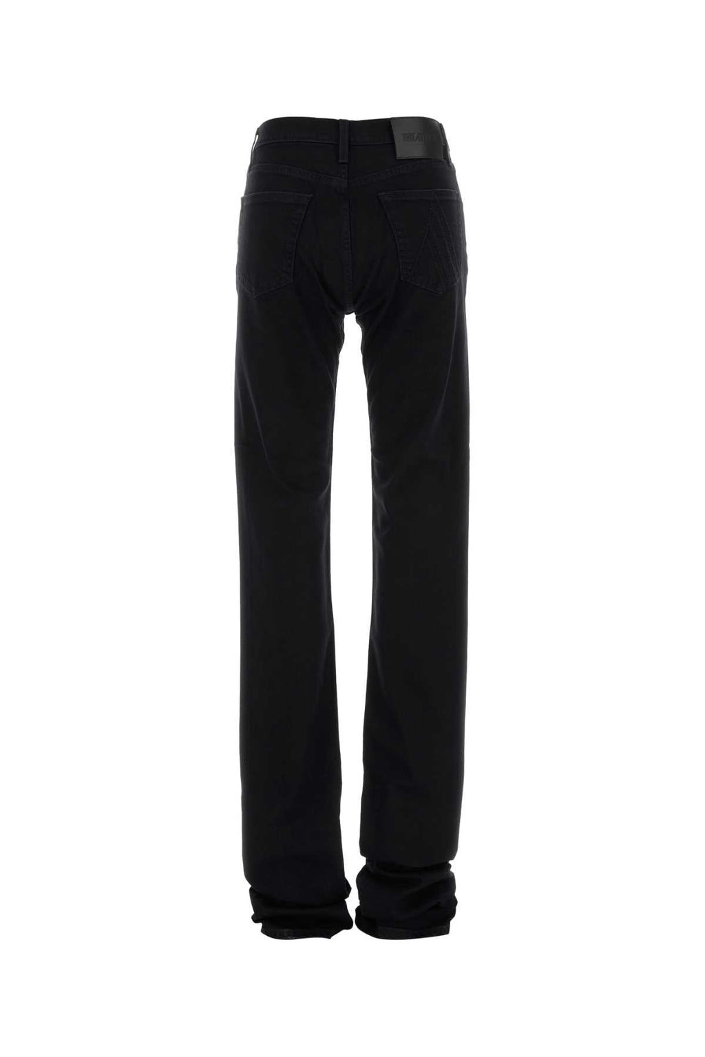 The Attico Women Black Stretch Denim Jeans