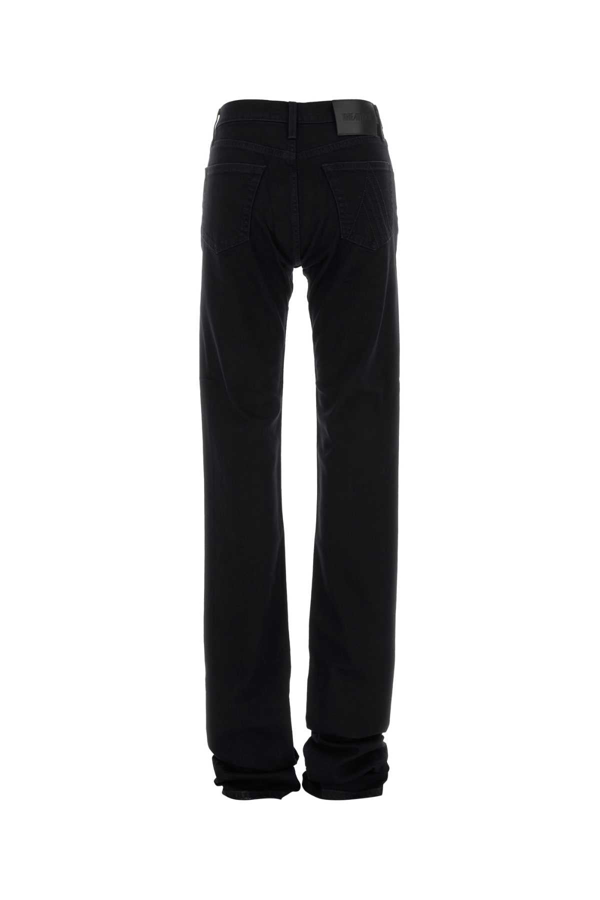 The Attico Women Black Stretch Denim Jeans