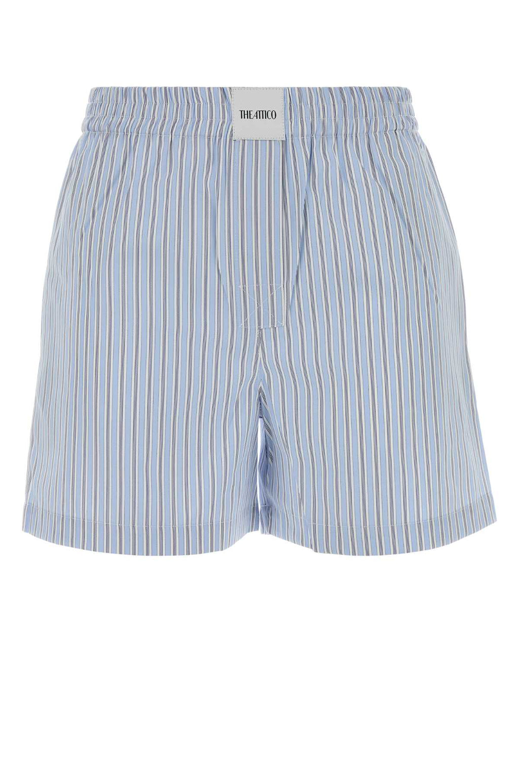 The Attico Women Embroidered Poplin Shorts