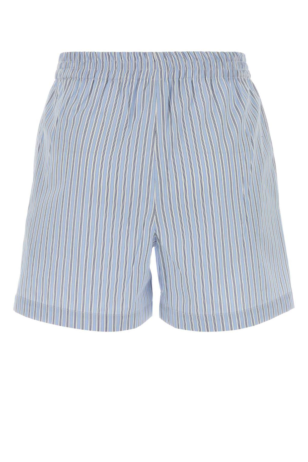 The Attico Women Embroidered Poplin Shorts