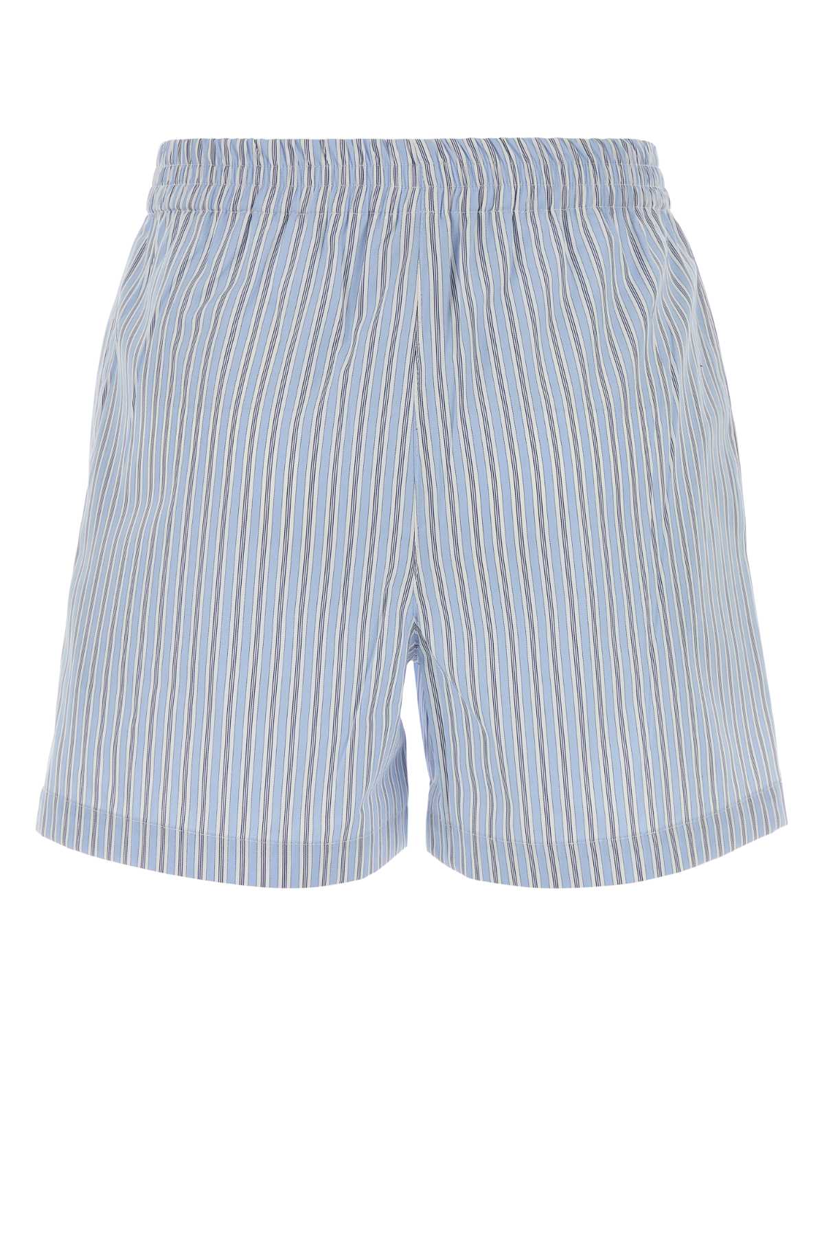 The Attico Women Embroidered Poplin Shorts