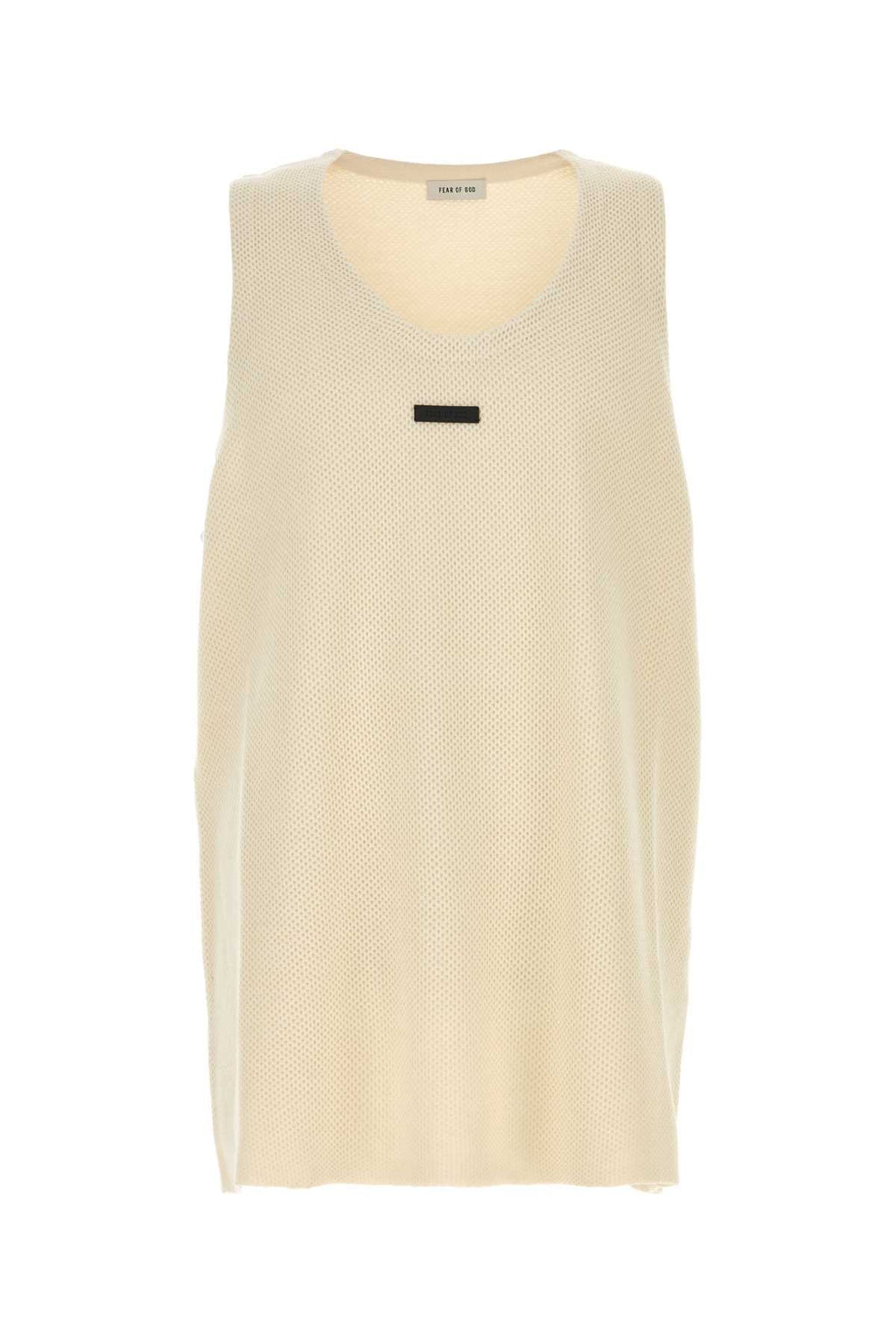 Fear Of God Men Cream Mesh Tank Top