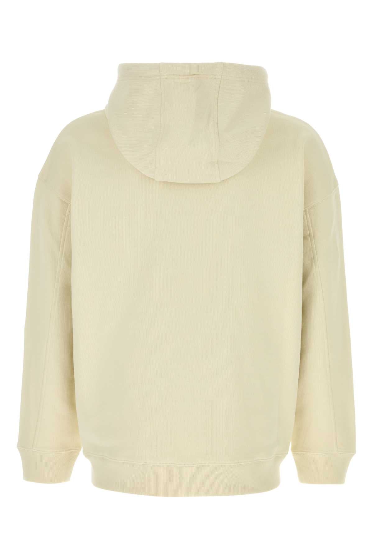 Loewe Men Ivory Cotton Sweatshirt