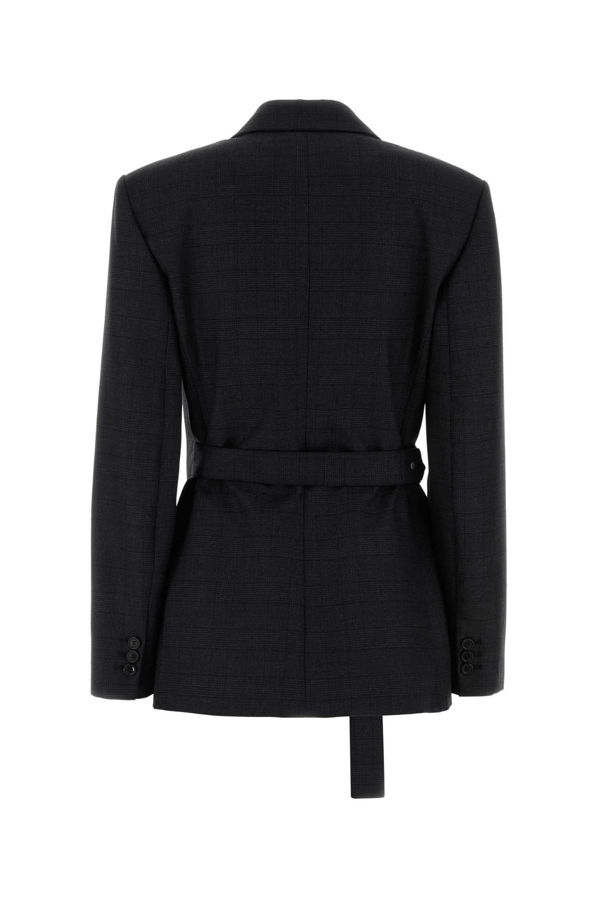 Loewe Women Embroidered Wool Blazer