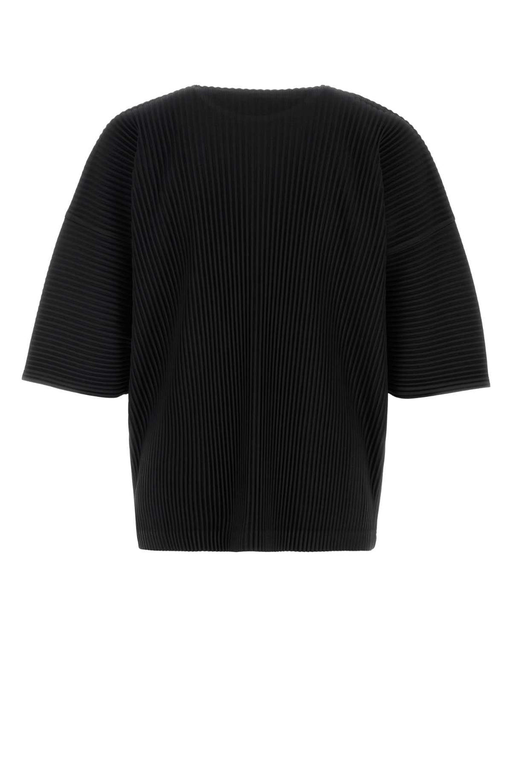 Homme Plisse' Issey Miyake Men Black Polyester T-Shirt