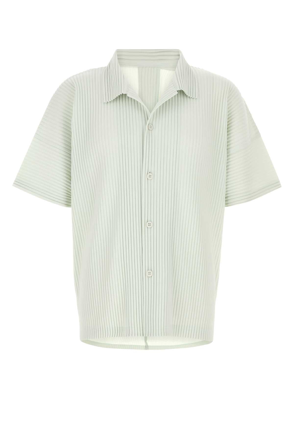 Homme Plisse' Issey Miyake Men Mint Green Polyester Shirt