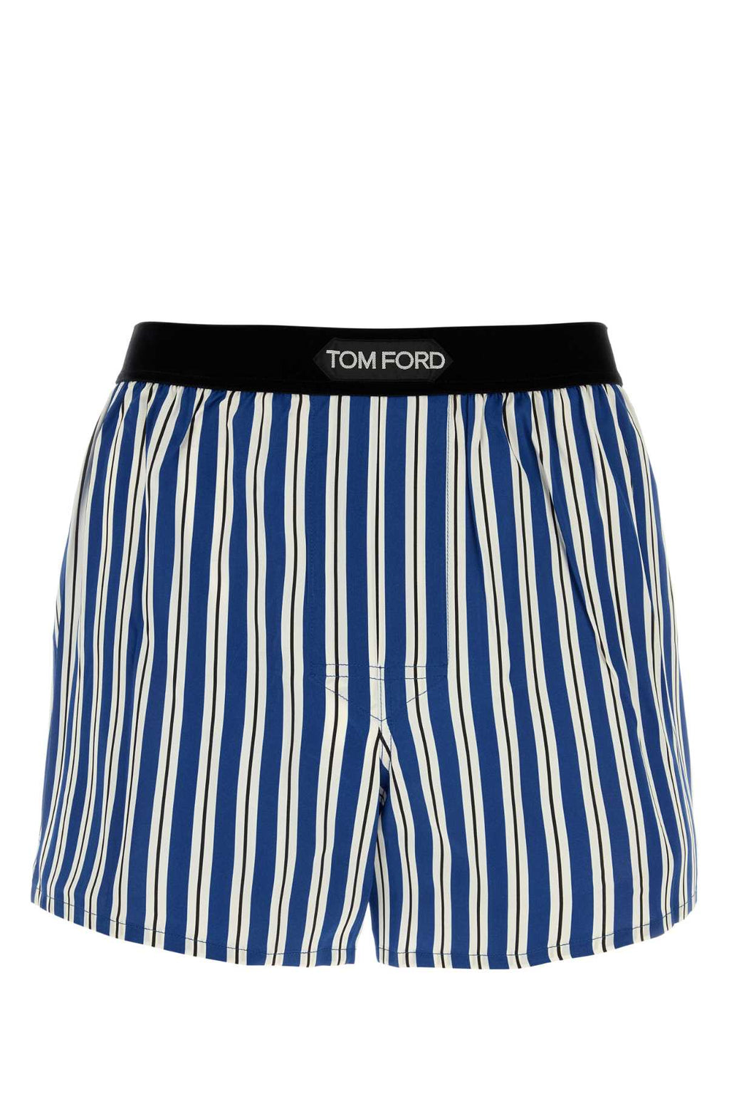 Tom Ford Men Printed Stretch Satin Boxer