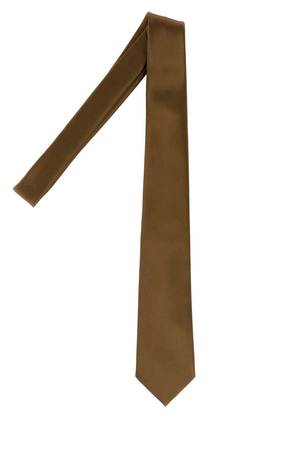 Saint Laurent Men Biscuit Satin Tie