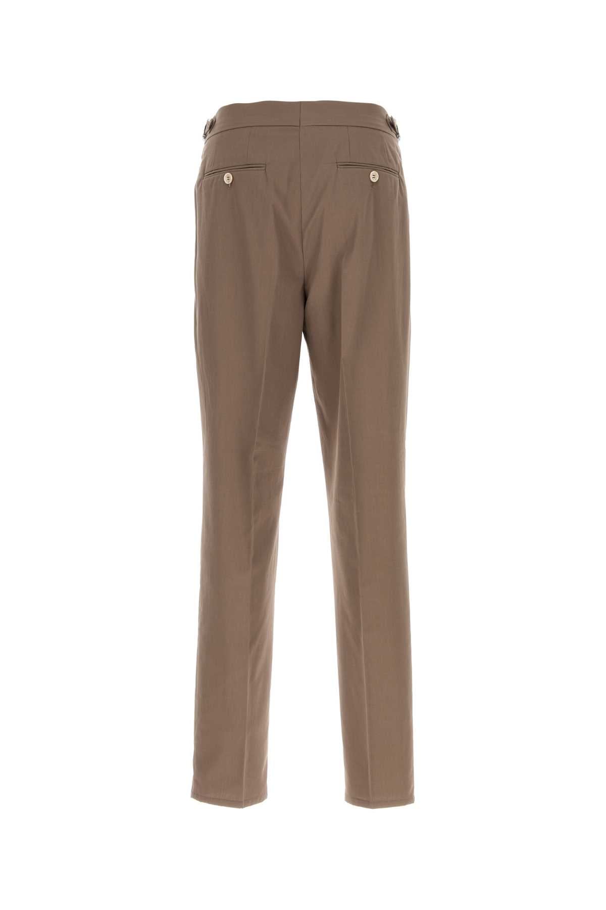 Brunello Cucinelli Men Brown Cotton Pant