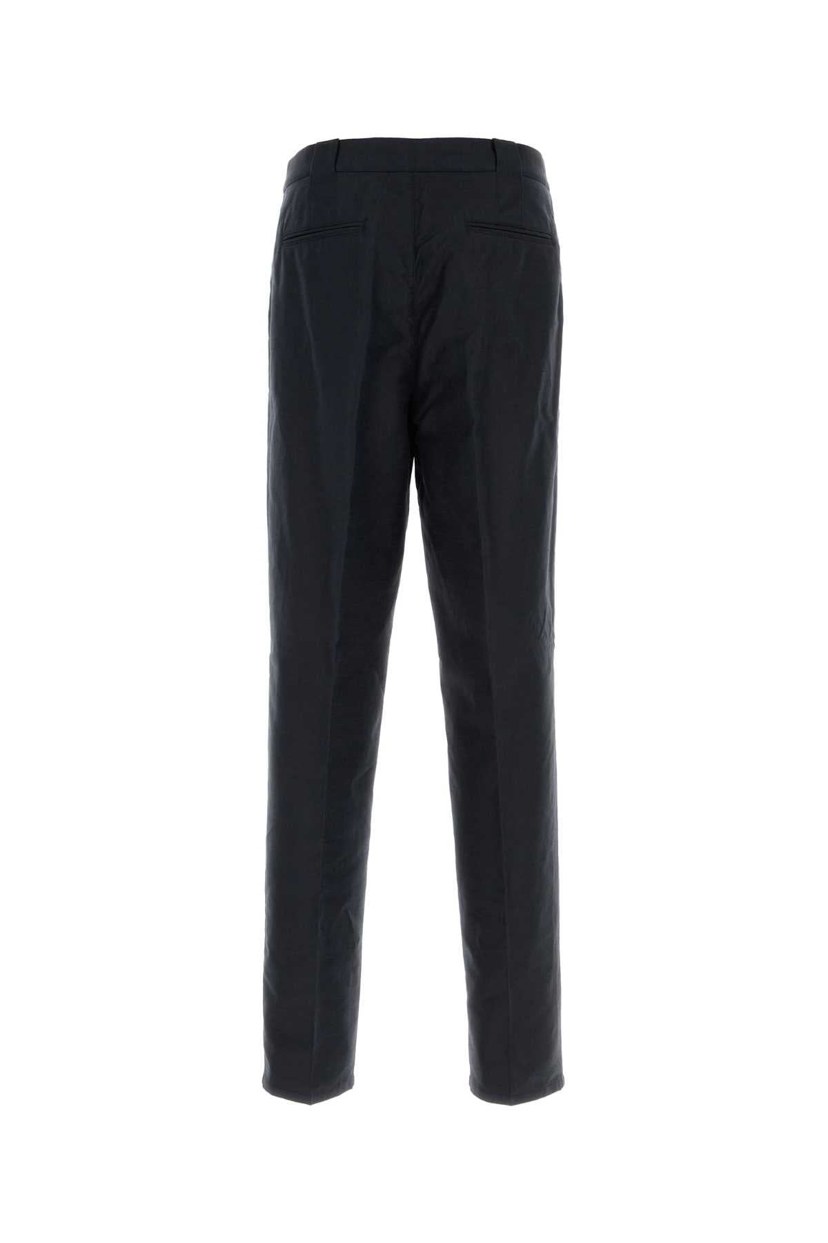 Brunello Cucinelli Men Black Cotton Blend Pant