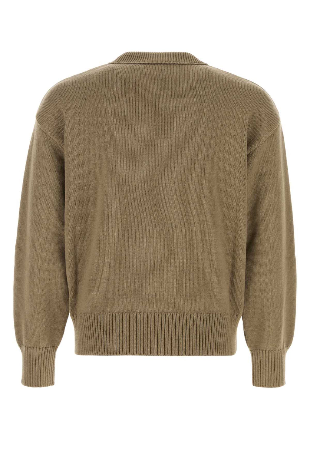 Ami Men Cappuccino Wool Blend Sweater