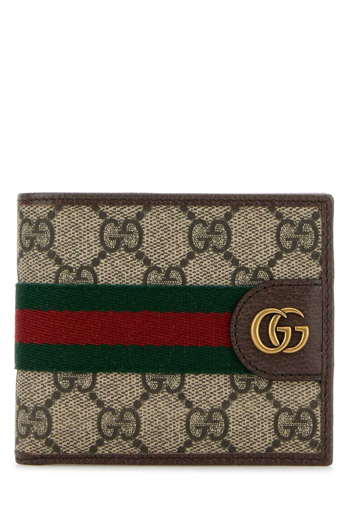 Gucci Men Printed Canvas Wallet