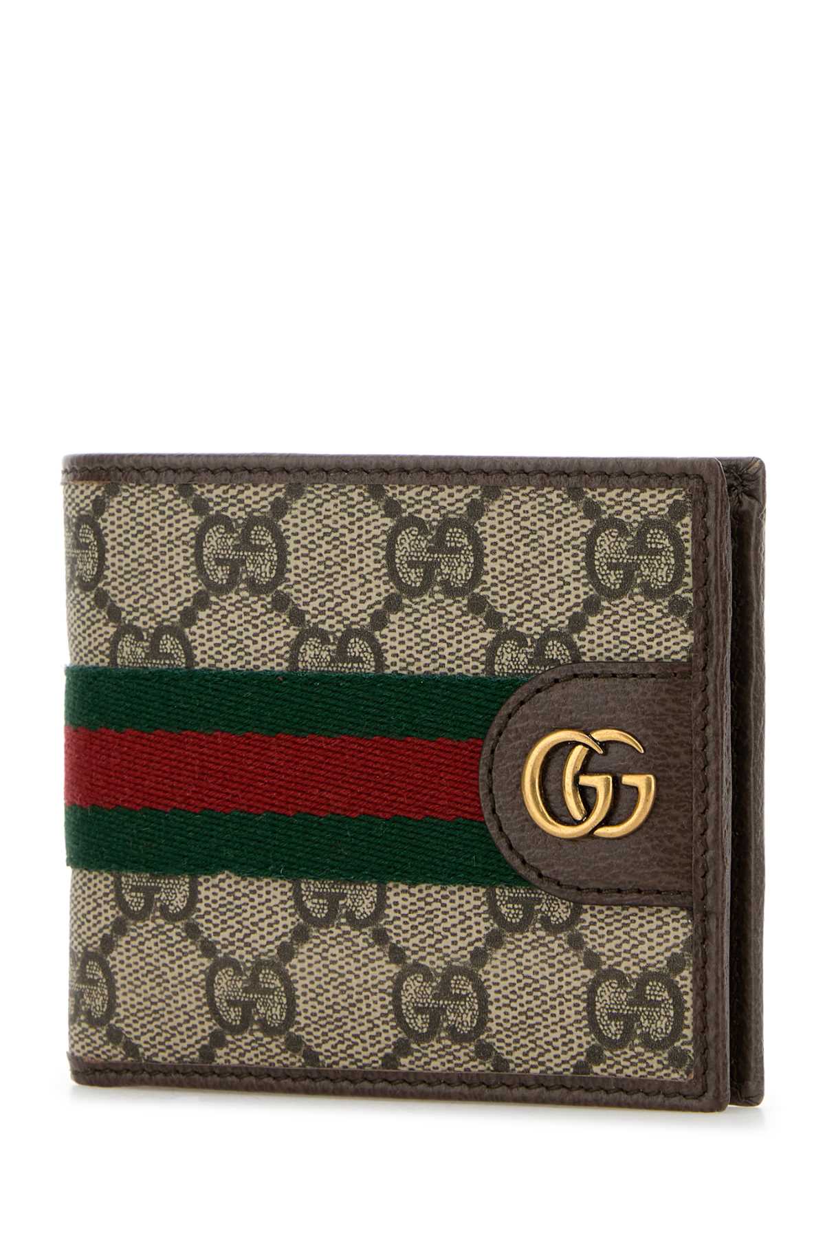 Gucci Men Printed Canvas Wallet