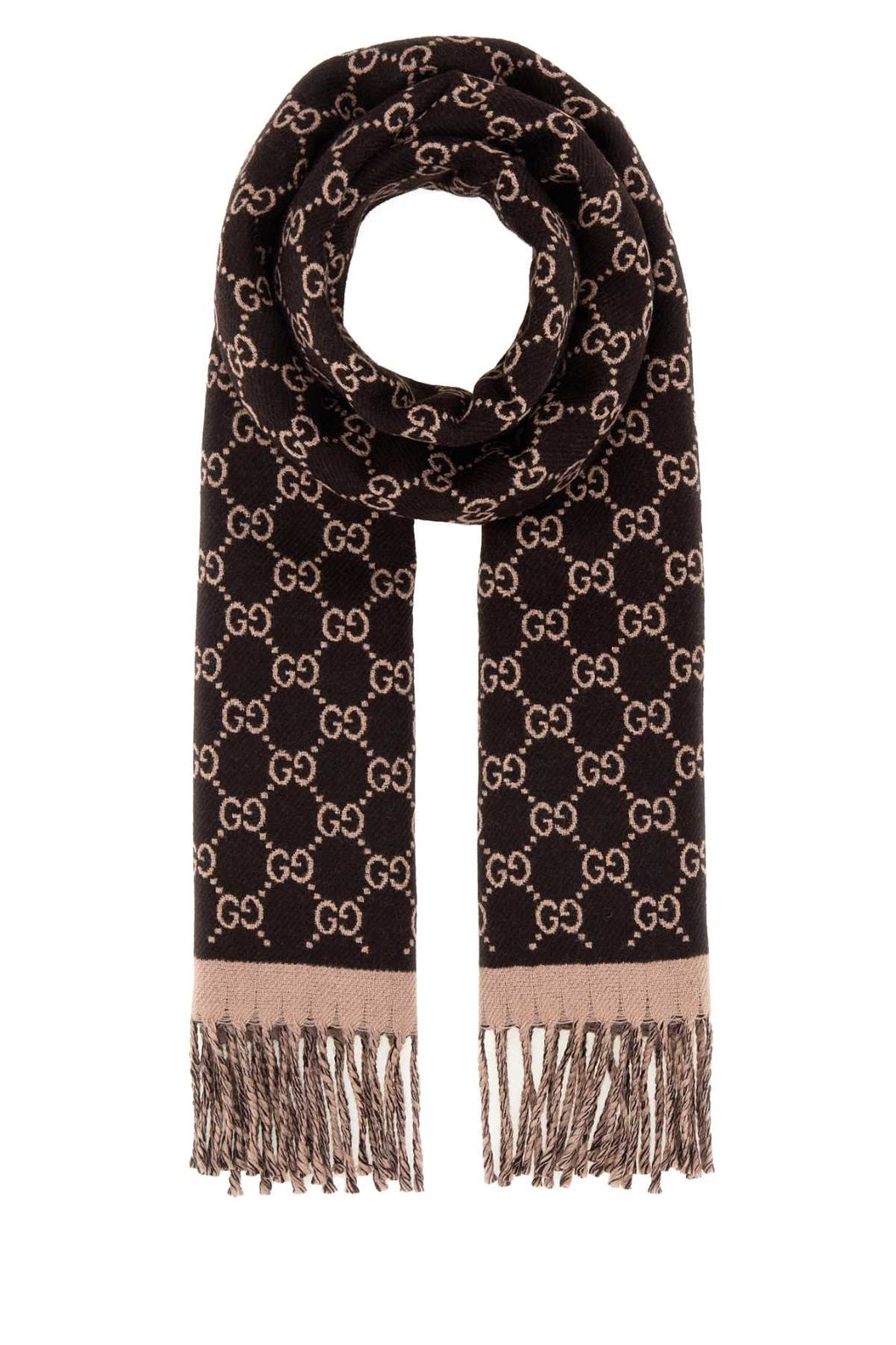 Gucci Women Embroidered Wool Scarf