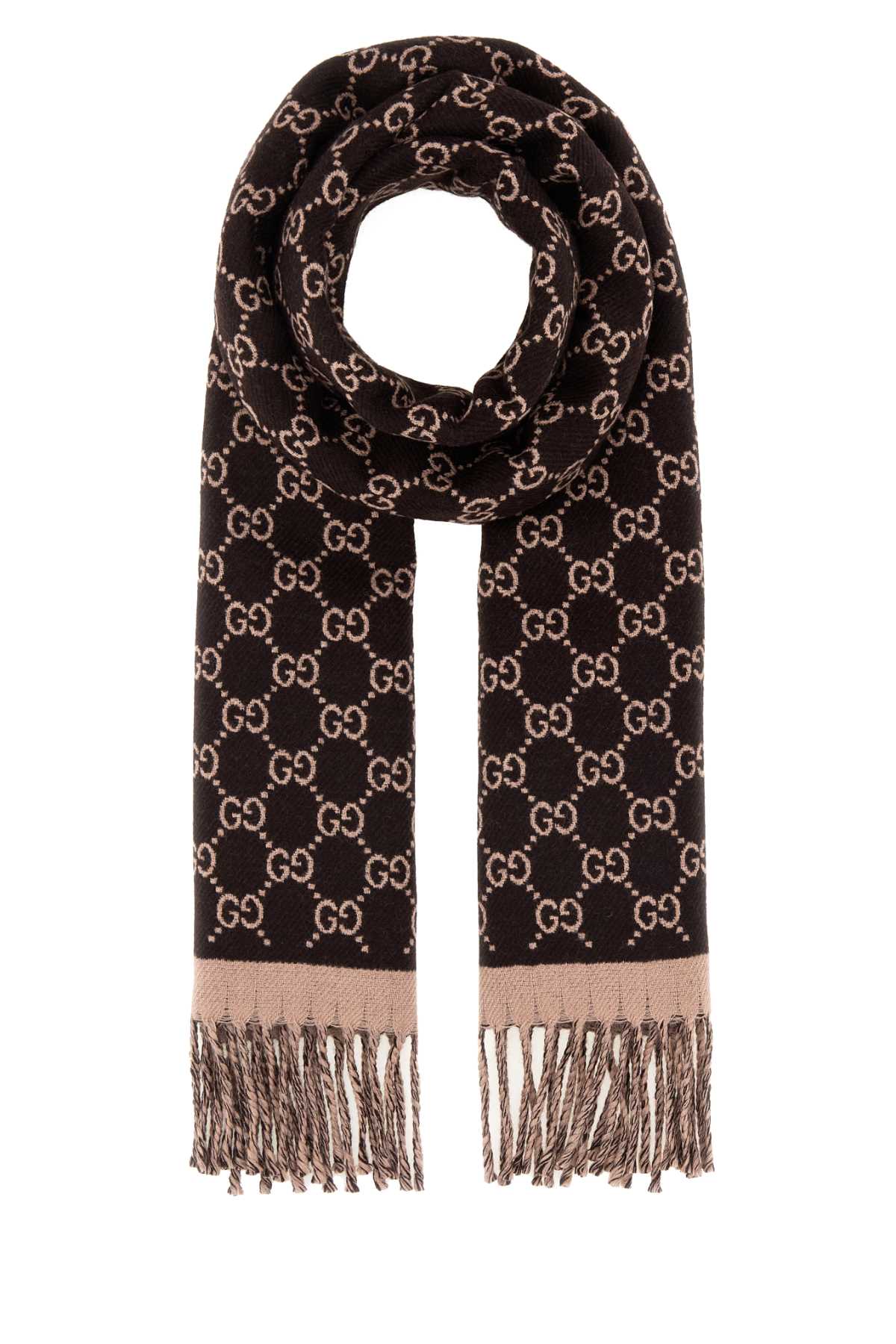 Gucci Women Embroidered Wool Scarf