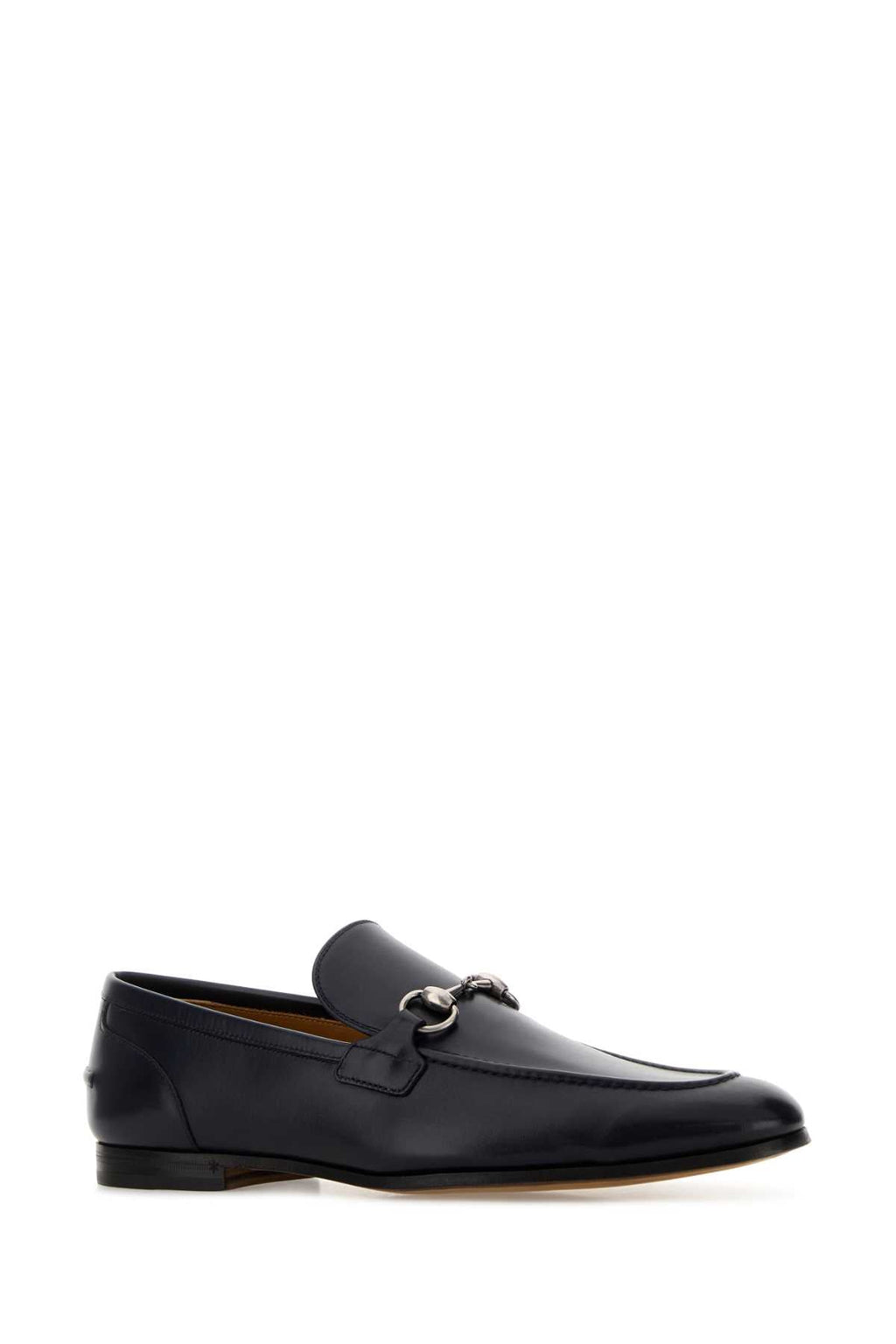 Gucci Men Midnight Blue Leather Loafers