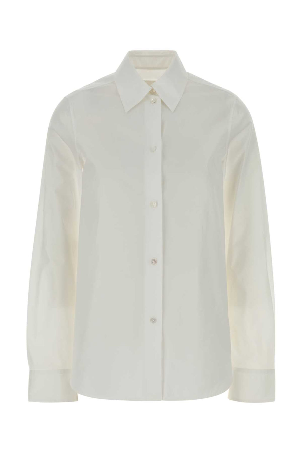 Jil Sander Women White Poplin Shirt