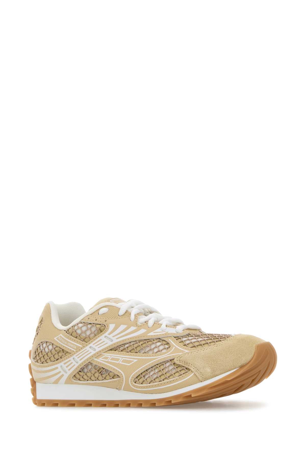 Bottega Veneta Women Beige Orbit Sneakers