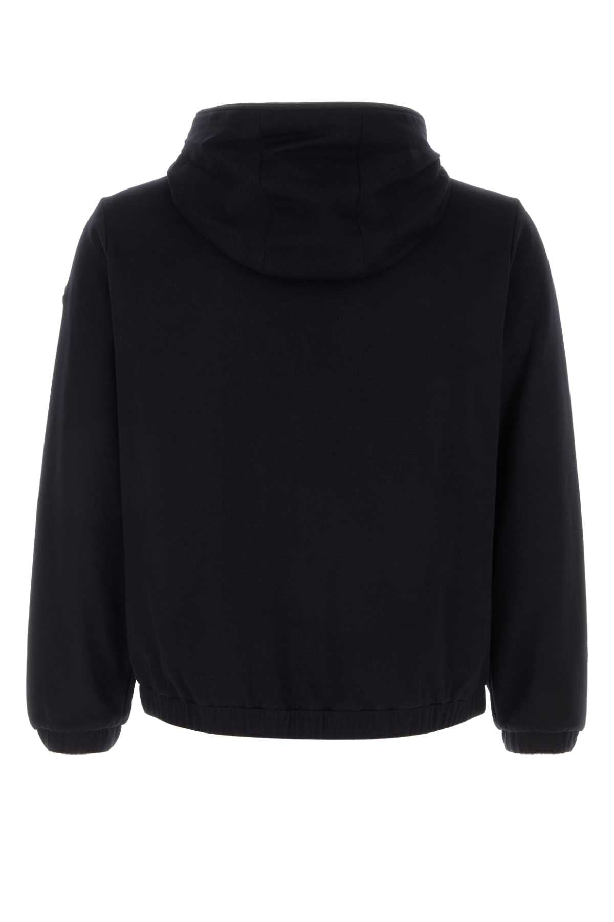 Moncler Men Midnight Blue Cotton Blend Sweatshirt