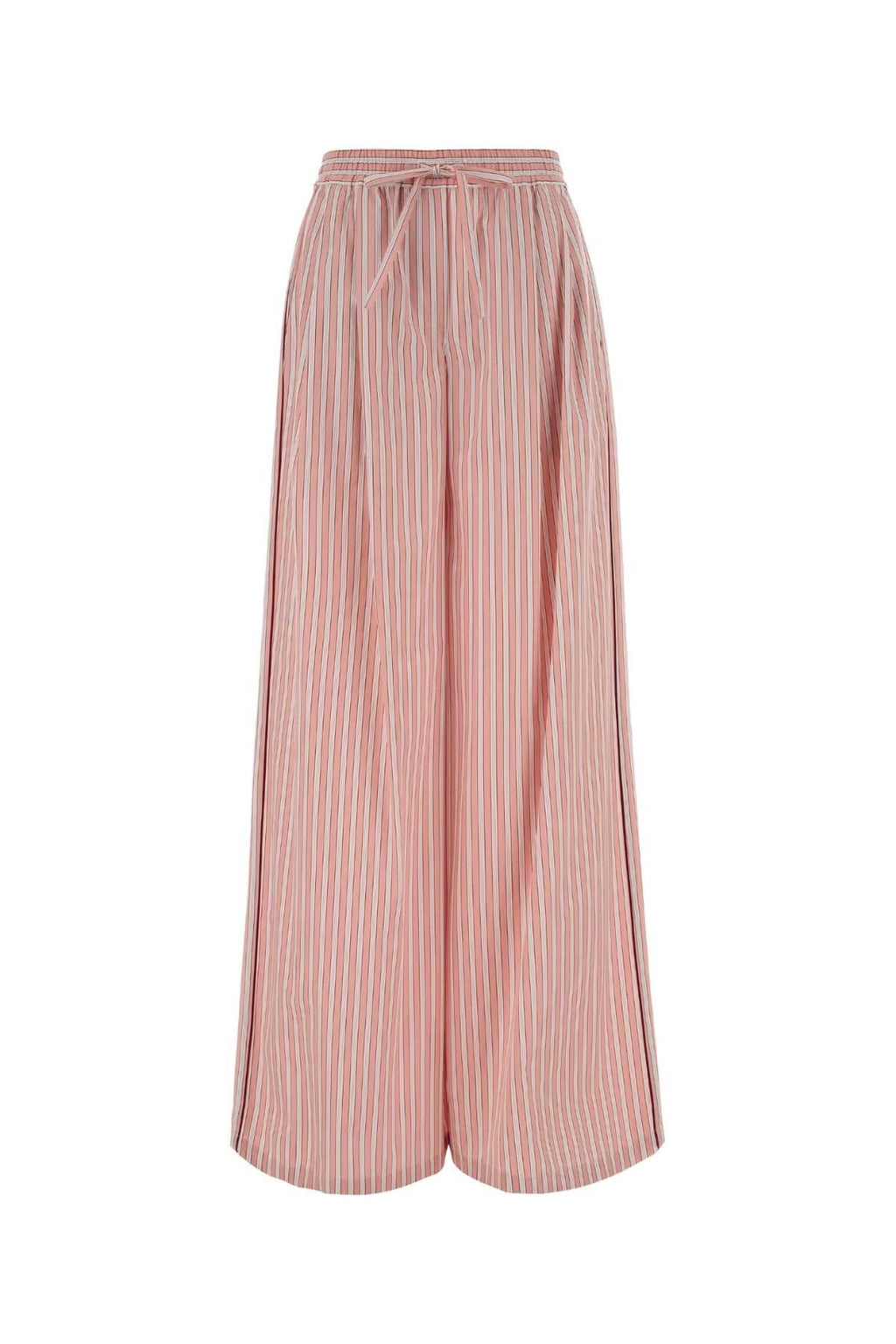 Dolce & Gabbana Women Embroidered Poplin Wide-Leg Pant