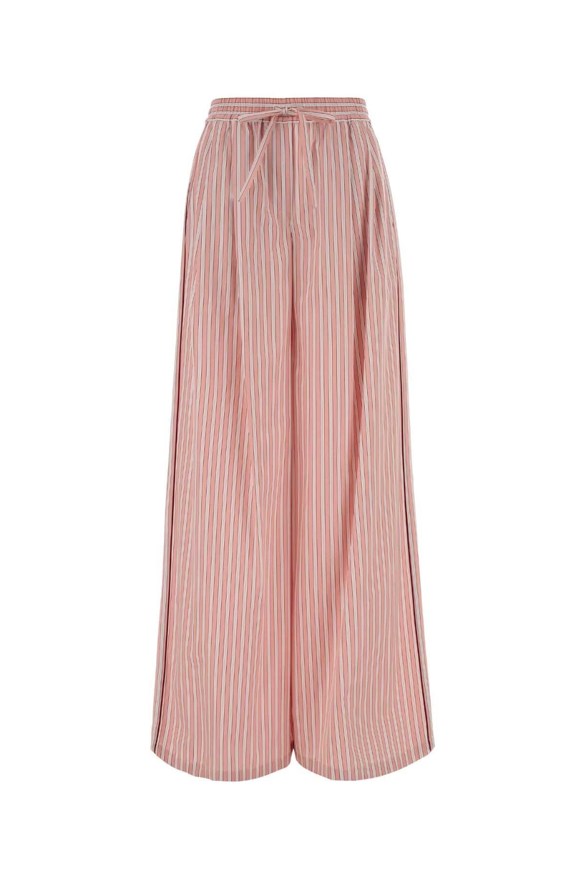 Dolce & Gabbana Women Embroidered Poplin Wide-Leg Pant