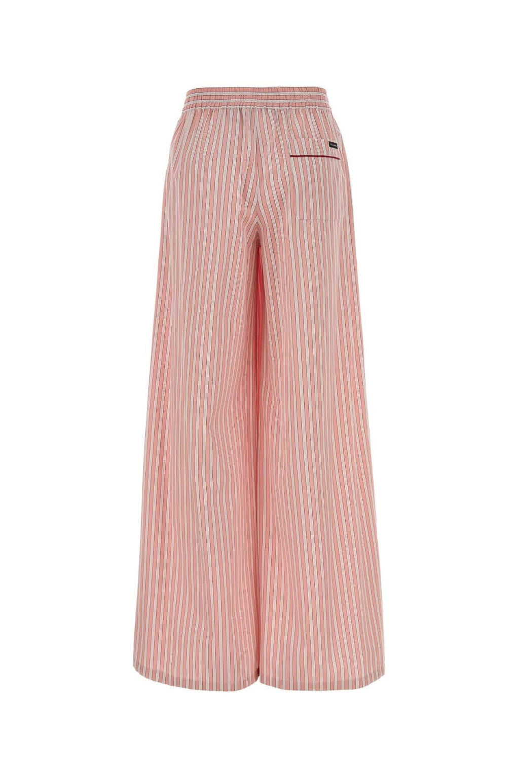 Dolce & Gabbana Women Embroidered Poplin Wide-Leg Pant
