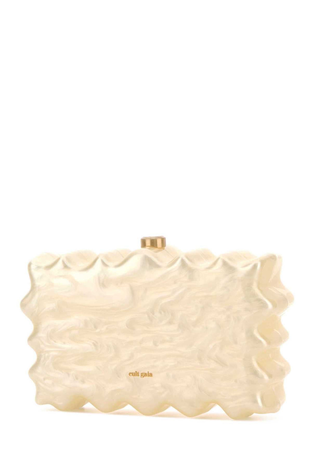 Cult Gaia Women Ivory Acrylic Paloma Clutch