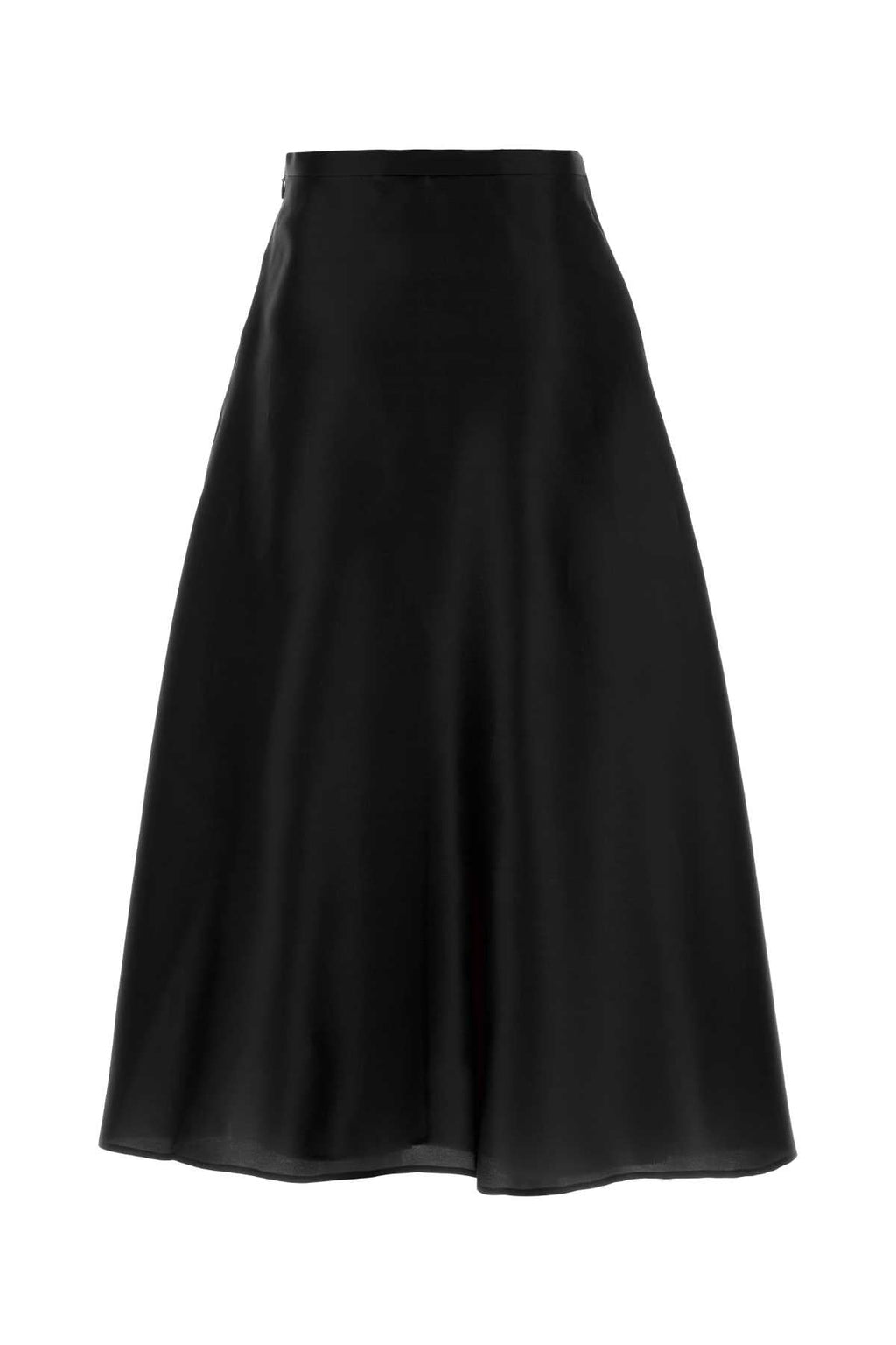 Alberta Ferretti Women Black Silk Skirt