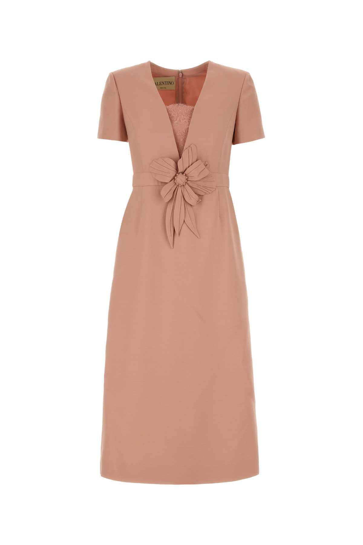 Valentino Garavani Women Pink Wool Blend Dress