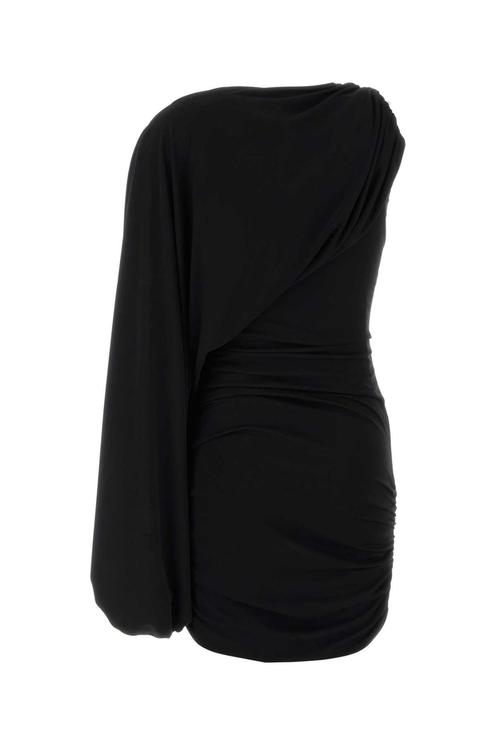 The Andamane Women Black Jersey Selene Mini Dress