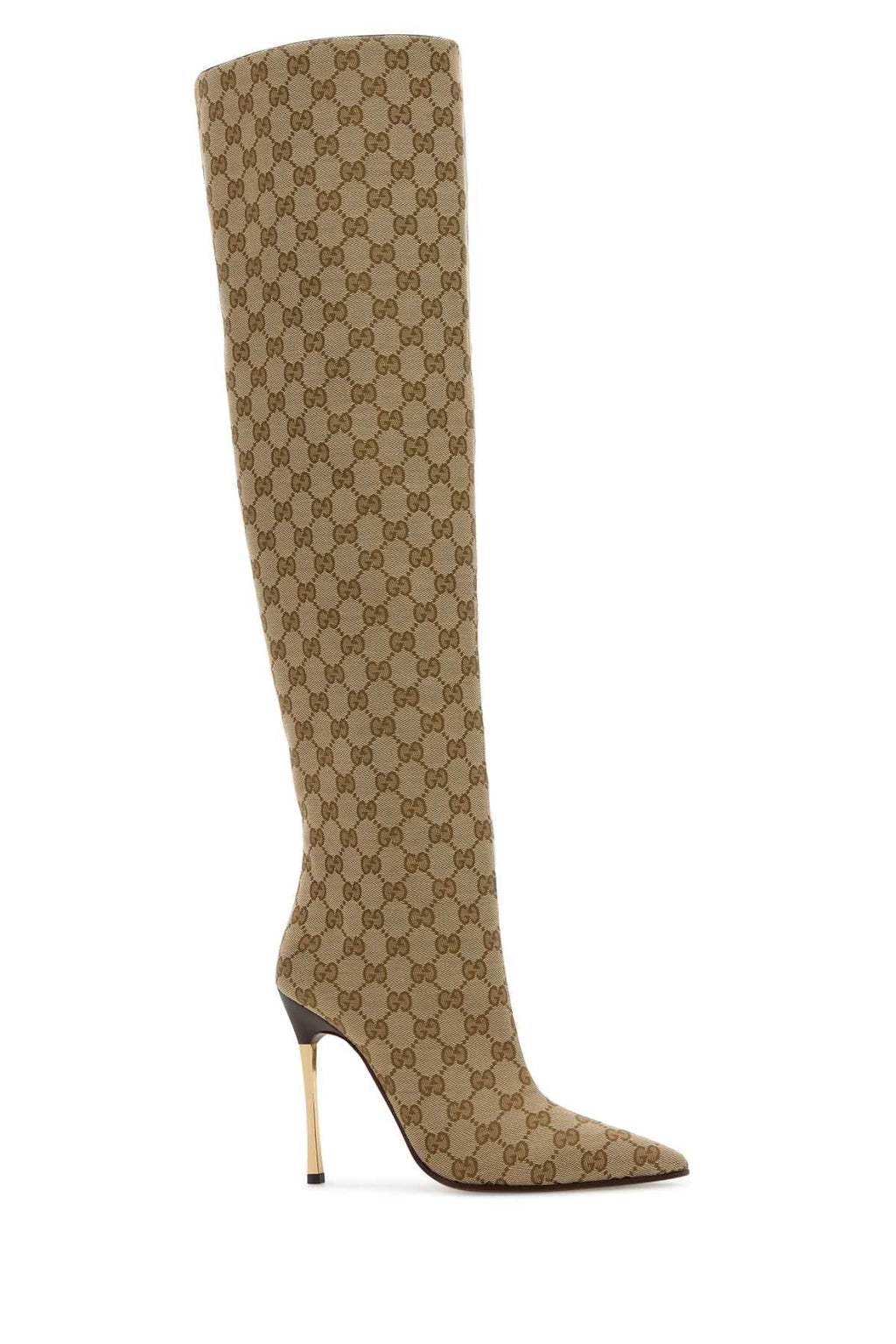 Gucci Women Gg Fabric Boots