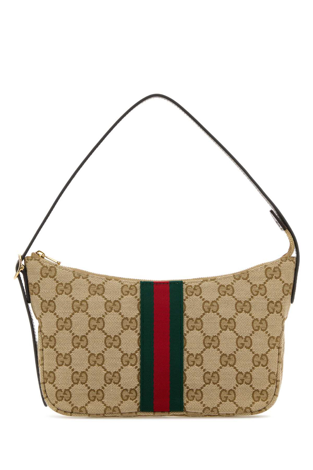 Gucci Men Gg Fabric Small Lunetta Crossbody Bag