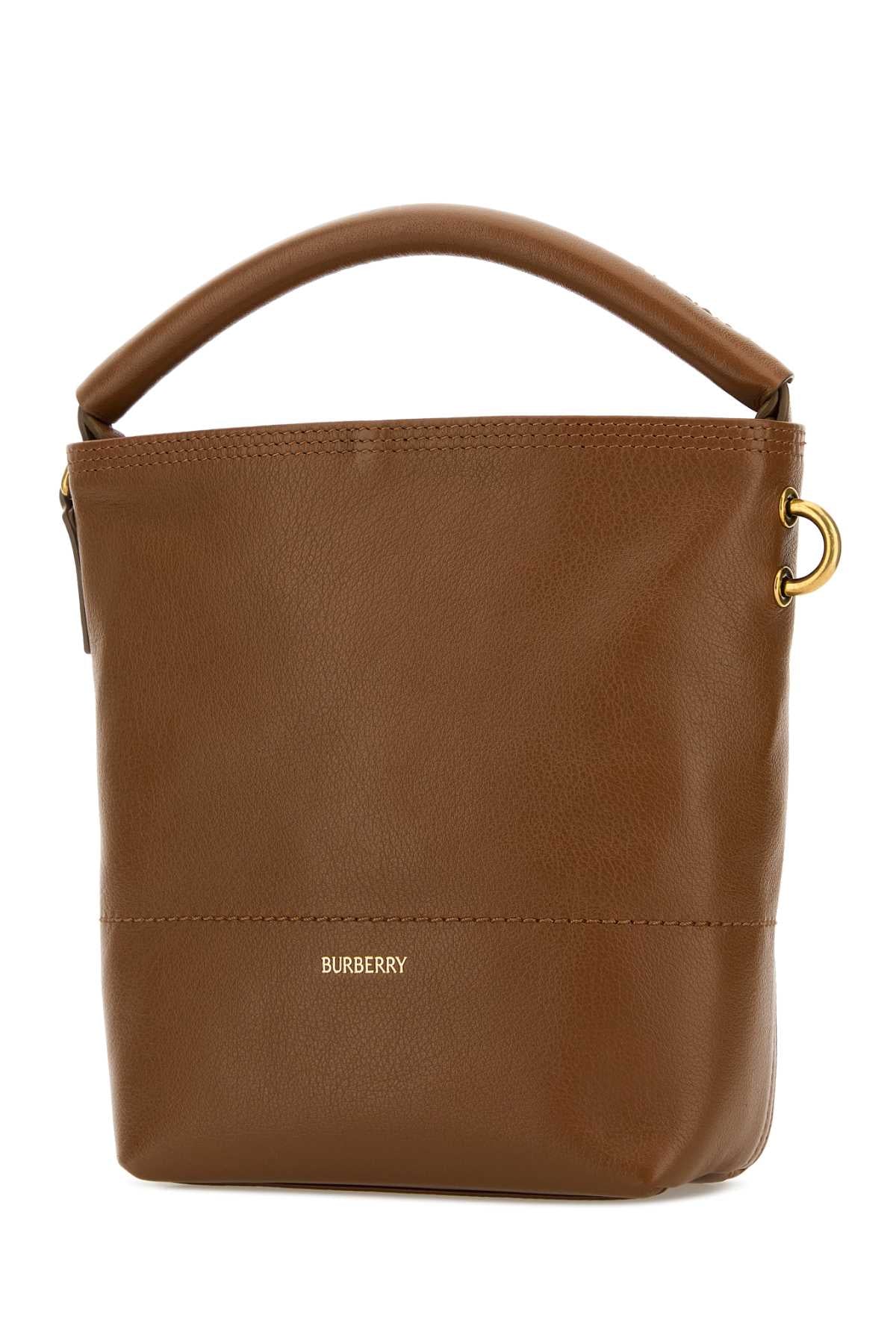 Burberry Women Brown Leather Handbag