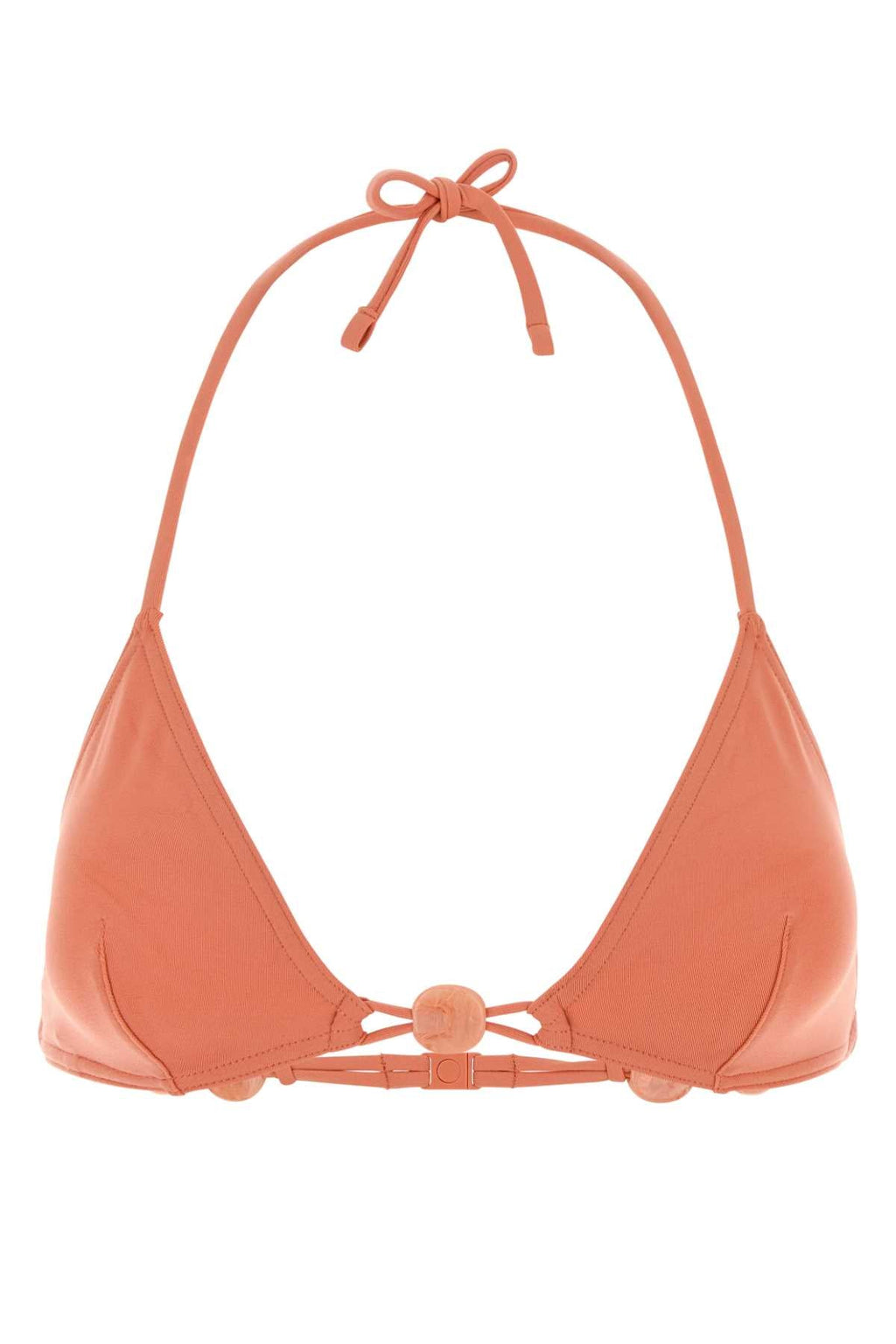 Eres Women Peach Stretch Nylon Alva Bikini Top
