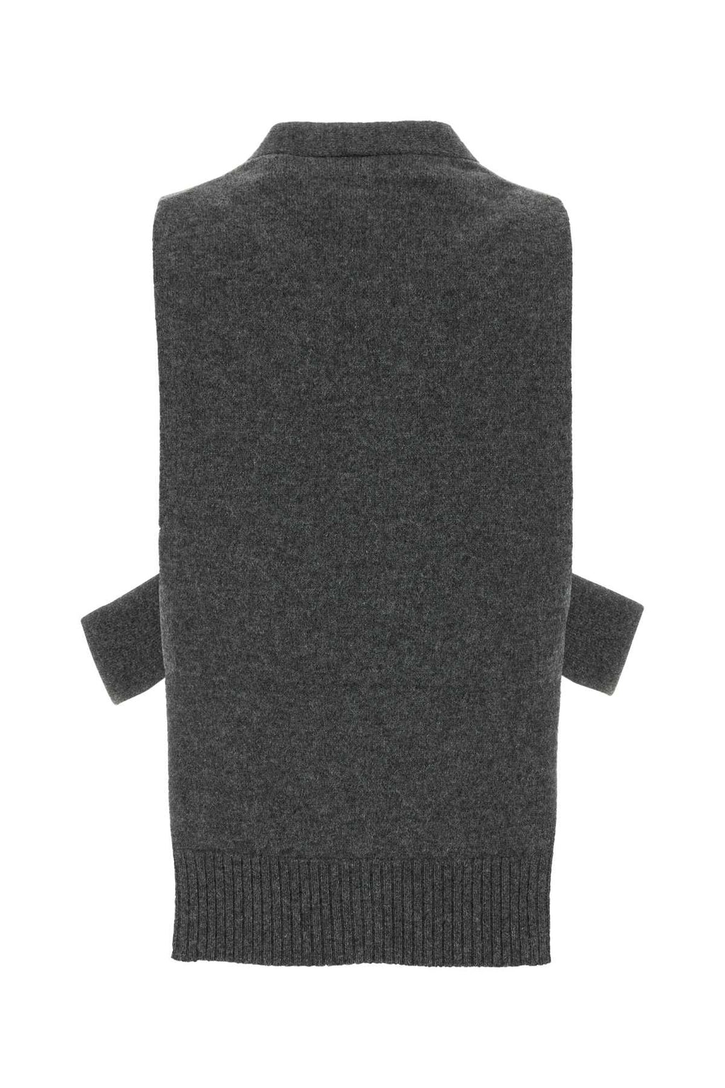 Miu Miu Women Dark Grey Cashmere Vest