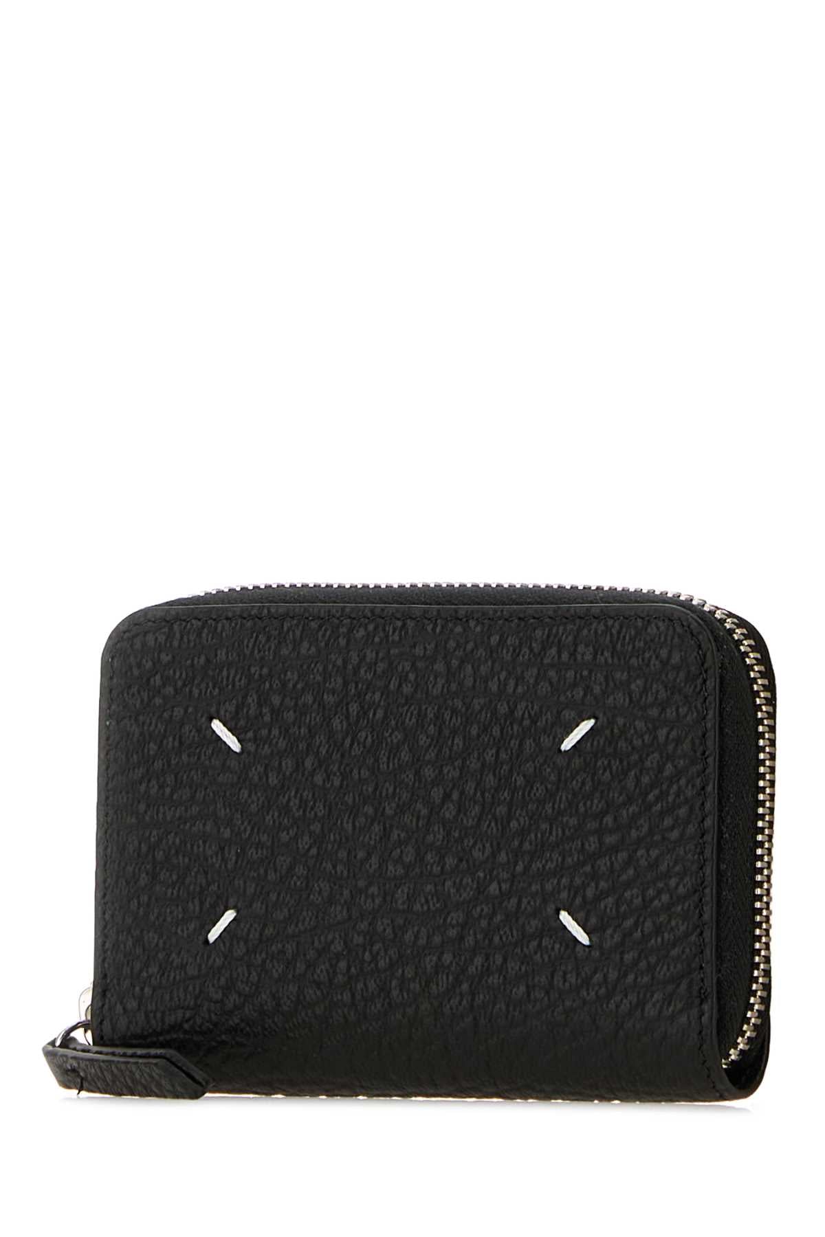 Maison Margiela Women Black Leather Wallet