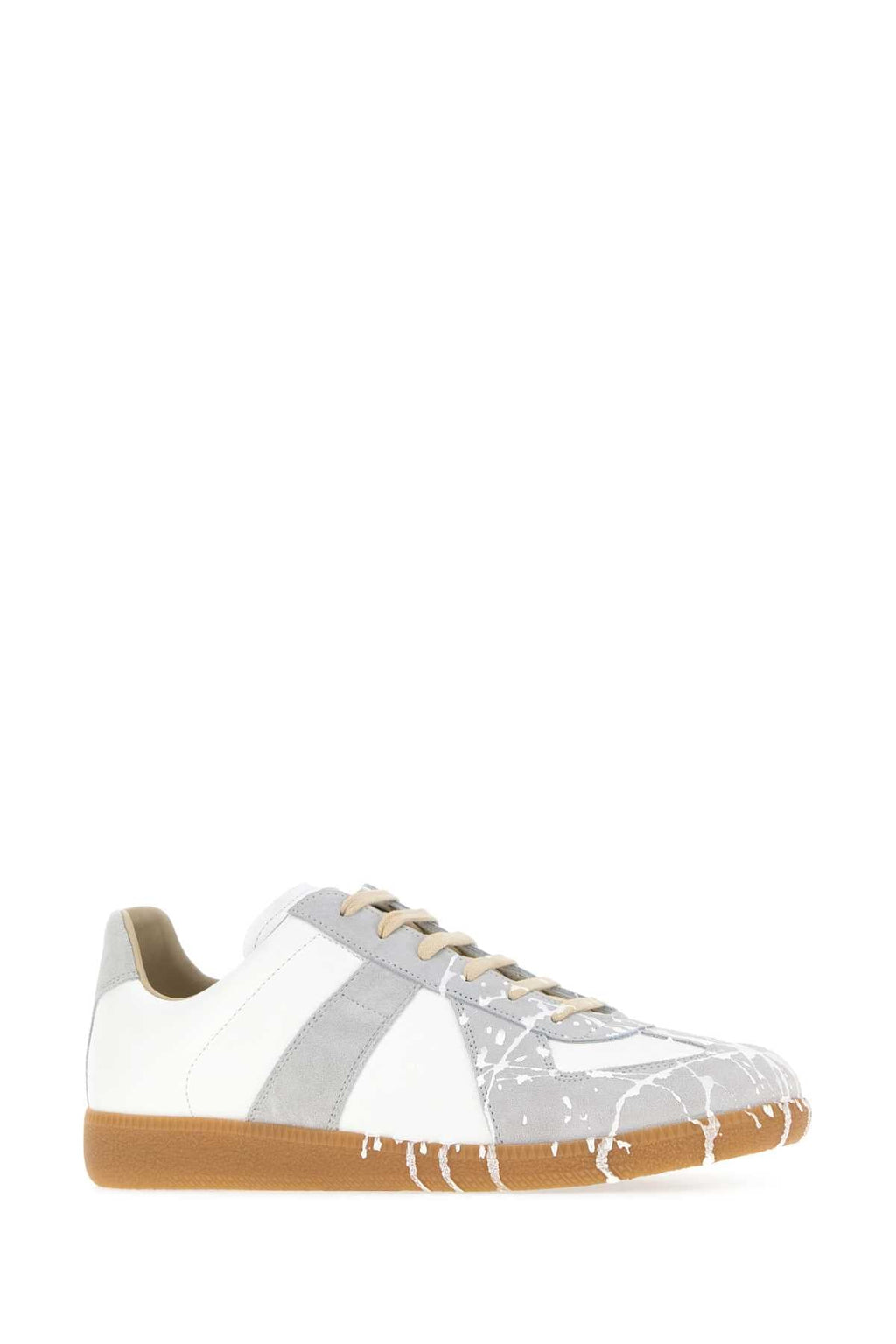 Maison Margiela Men Two-Tone Leather Replica Sneakers