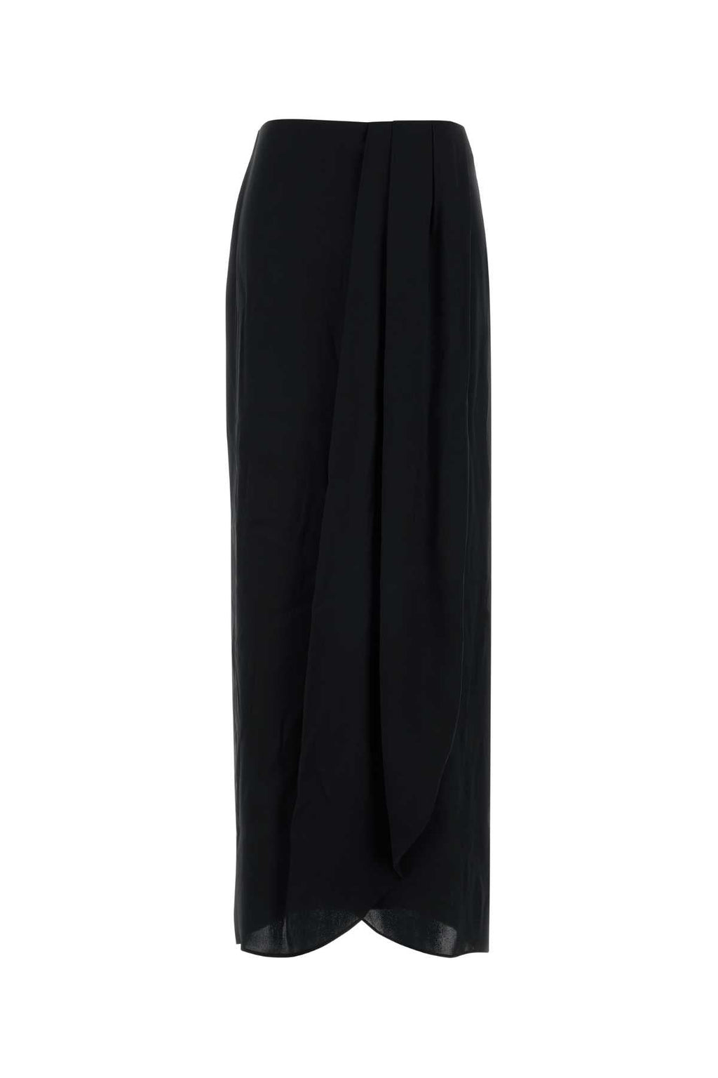 Maison Margiela Women Black Satin Skirt