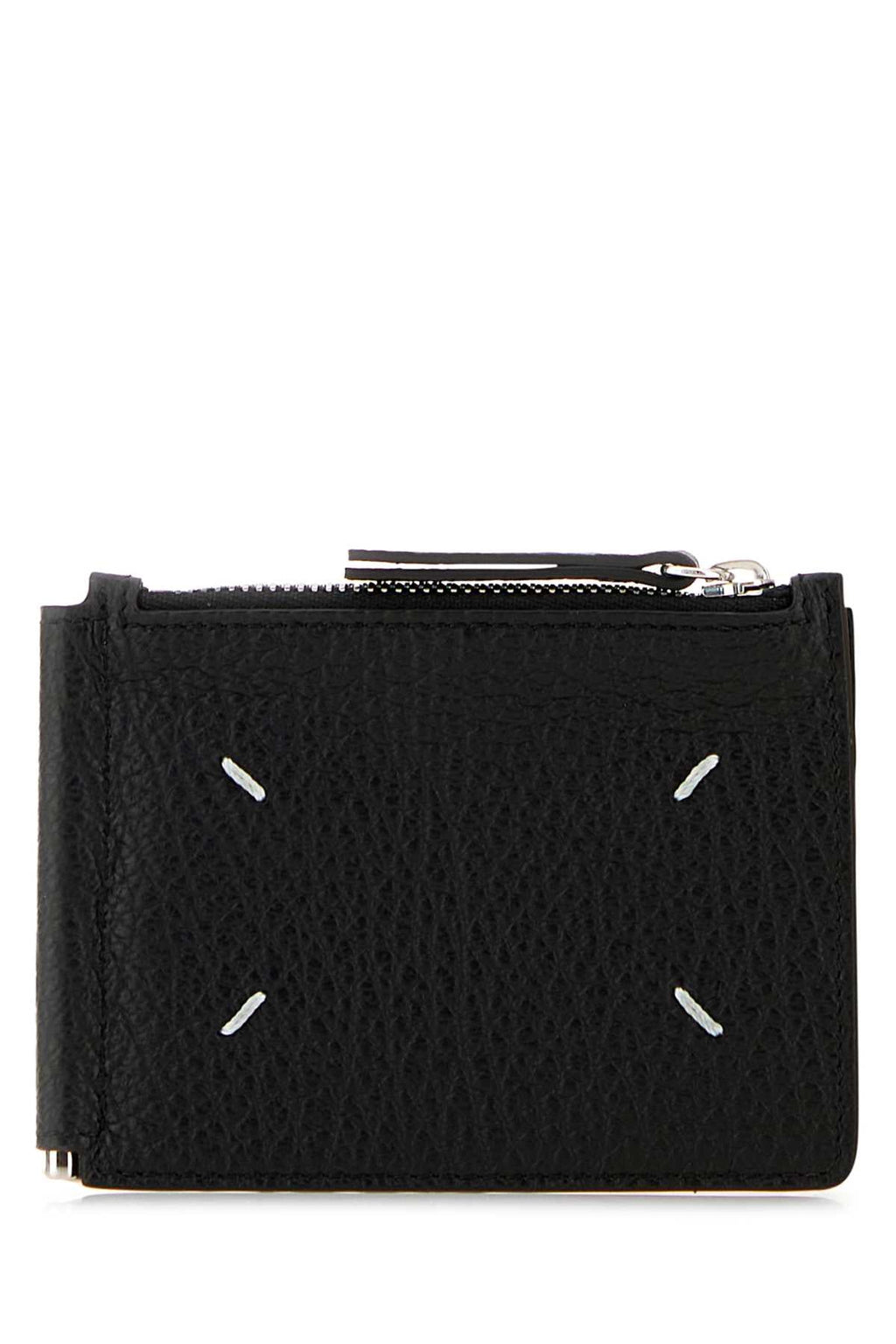 Maison Margiela Women Black Leather Wallet