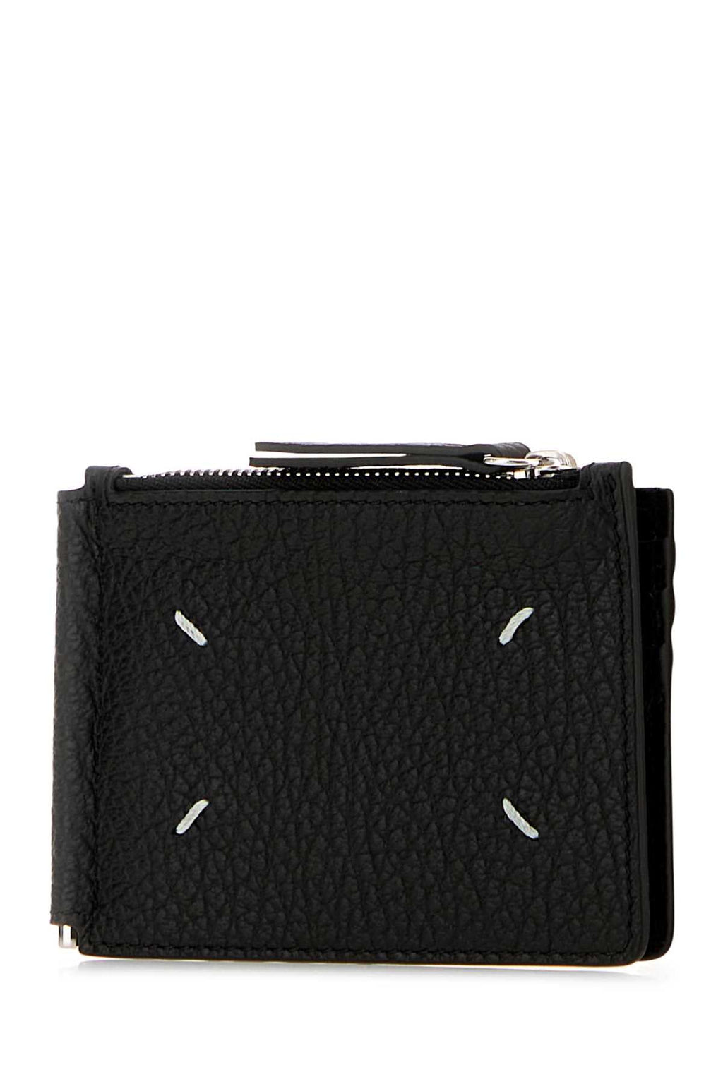 Maison Margiela Women Black Leather Wallet