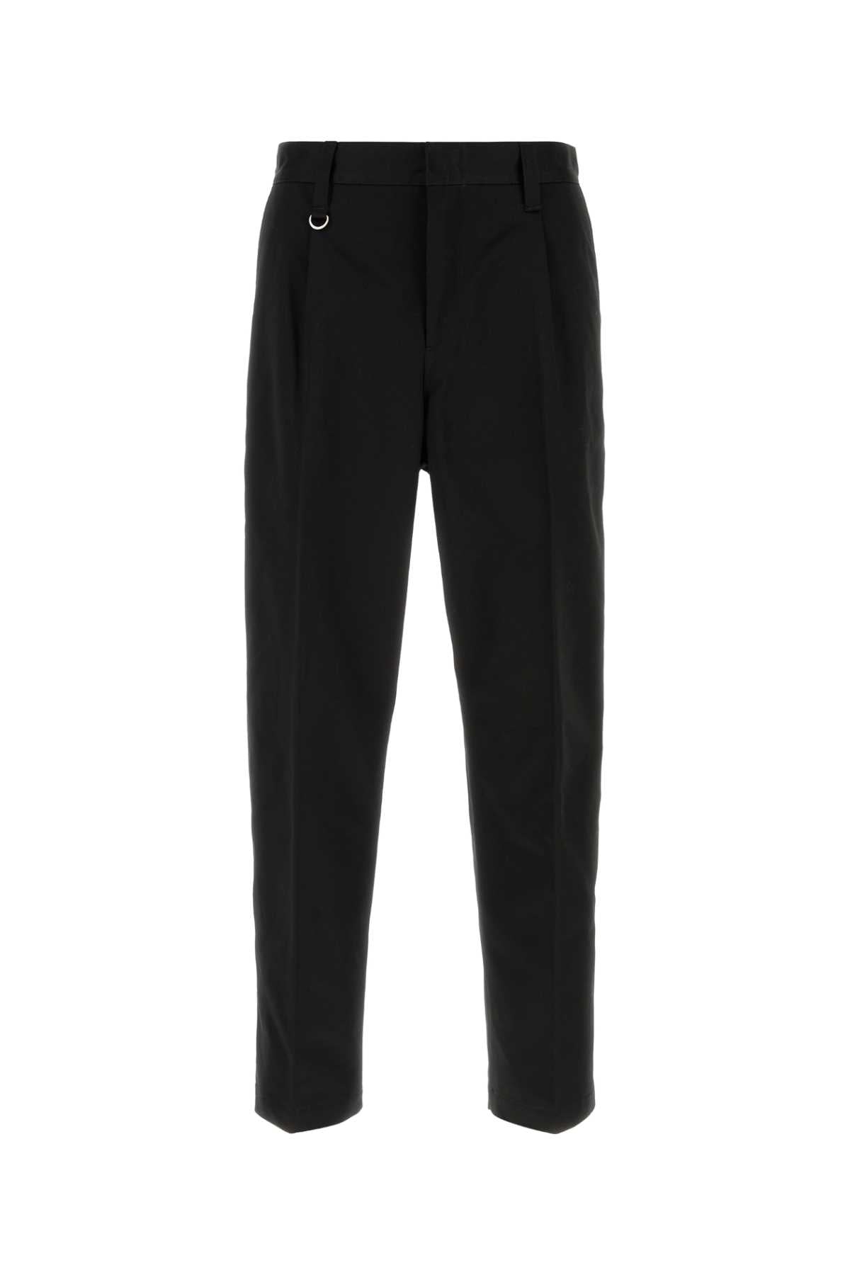 Yohji Yamamoto Men Black Jacquard Pant