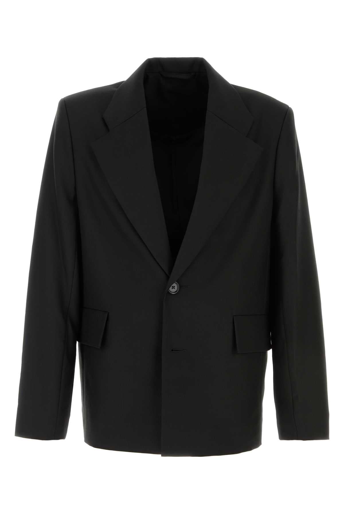 Sefr Men Black Twill Blazer