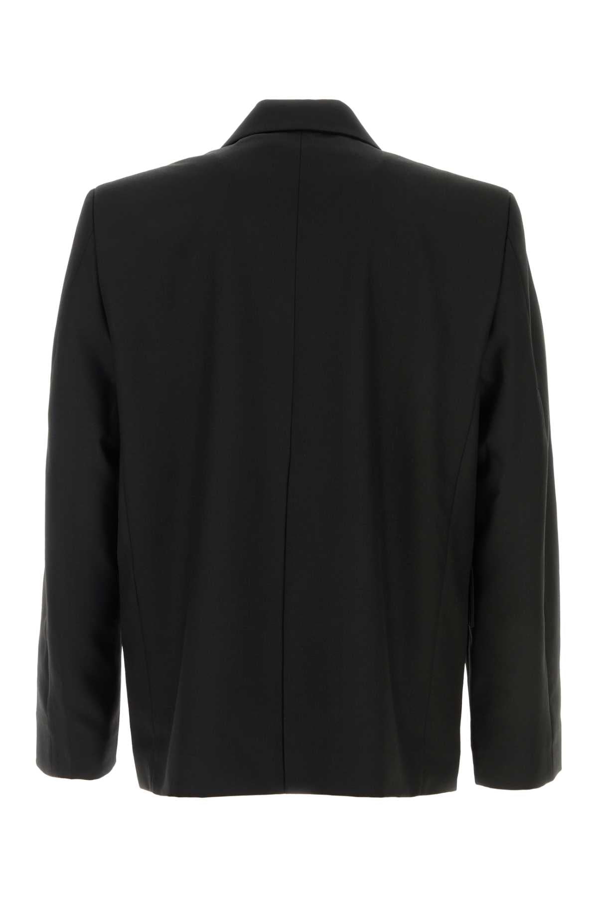 Sefr Men Black Twill Blazer