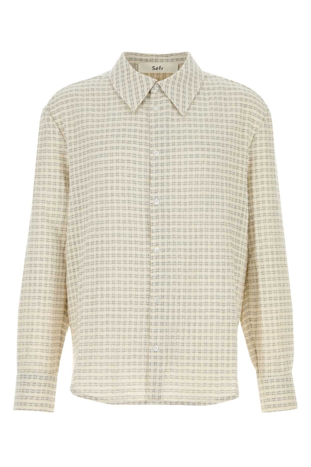 Sefr Men Embroidered Cotton Blend Wed Shirt