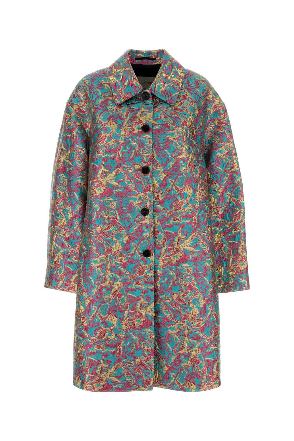 Dries Van Noten Women Embroidered Jacquard Rondero Coat